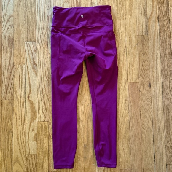 Athleta sz XS Magenta Ultimate Stash II Leggings - Picture 4 of 7